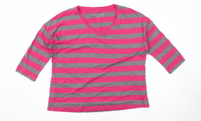 Womens UK Size 16 JD Williams Pink Basic T-Shirt