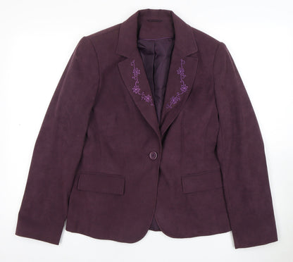 Beketex Women's Purple Blazer Size 14