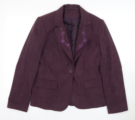 Beketex Women's Purple Blazer Size 14