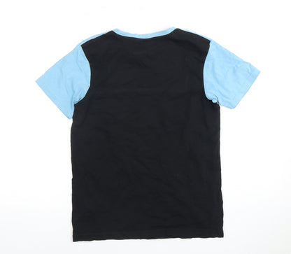 Fortnite Boys T-Shirt Black/Blue M Logo Casual Top
