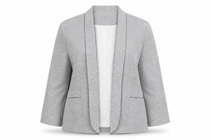 Womens UK Size 14 Warehouse Regular Grey Blazer