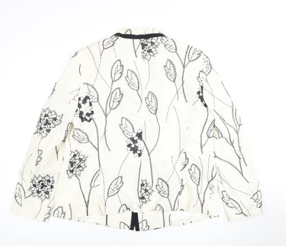 Gerry Weber Women's Black & White Floral Blazer