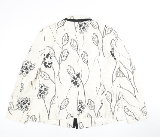 Gerry Weber Women's Black & White Floral Blazer