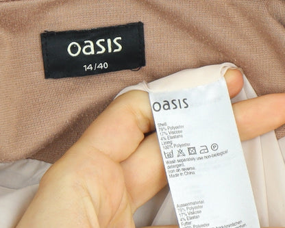 Oasis Women's Brown Blazer Size 14
