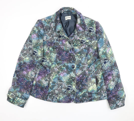 Viyella Multicoloured Women's Blazer - Size 12