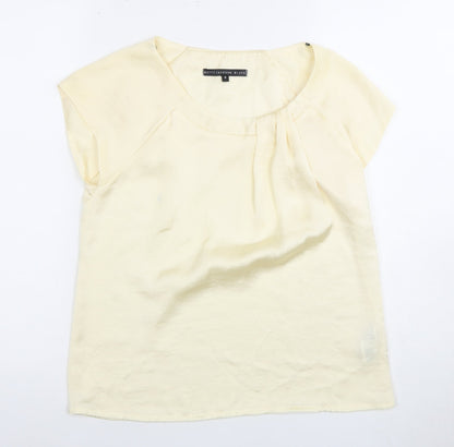 Betty Jackson Black Women's Beige Size 8 Solid Top