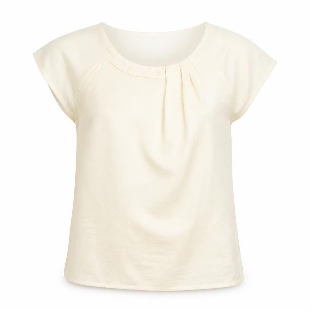 Womens UK Size 8 Betty Jackson Black Beige Basic Blouse