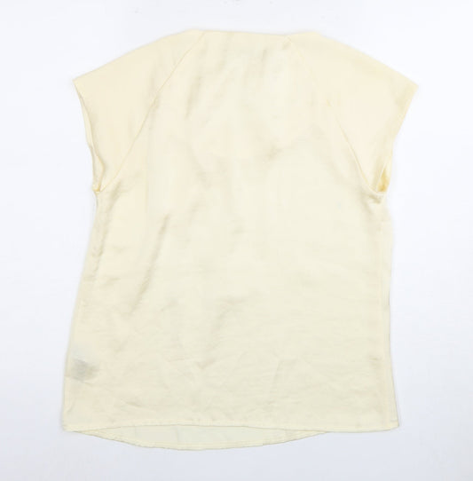 Betty Jackson Black Women's Beige Size 8 Solid Top