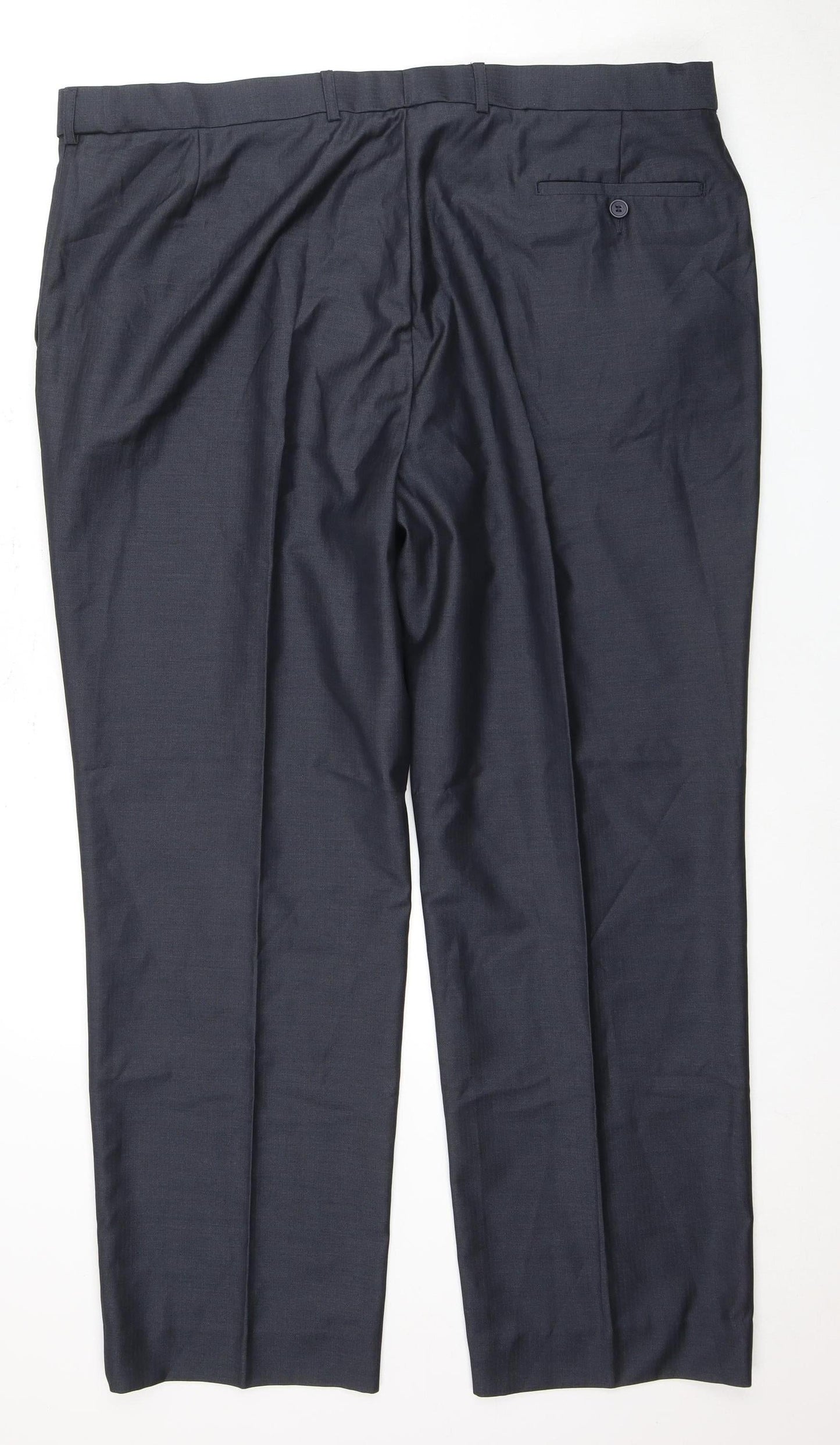 Greenwoods Men's Black Regular Fit Dress Pants