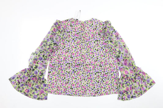 Womens UK Size XS French Connection Multicoloured Basic Blouse