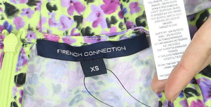 Womens UK Size XS French Connection Multicoloured Basic Blouse