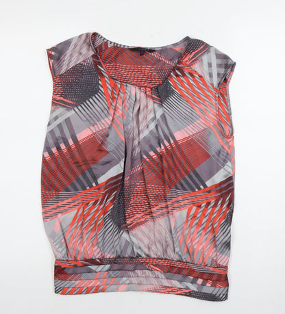 Jasper Conran Women's Multicolour Geometric Blouse - Size 10