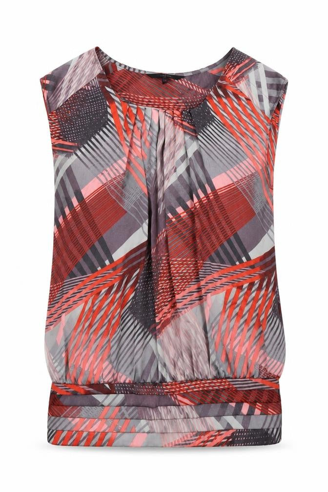 Womens UK Size 10 Jasper Conran Multicoloured Basic Blouse
