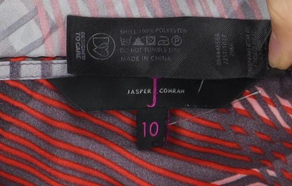 Jasper Conran Women's Multicolour Geometric Blouse - Size 10