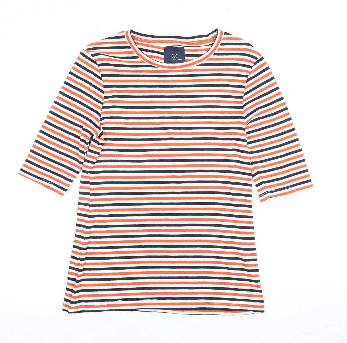 Womens UK Size 12 Crew Clothing Company Multicoloured Basic T-Shirt