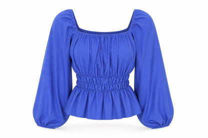 Womens UK Size 12 Principles Blue Basic Blouse
