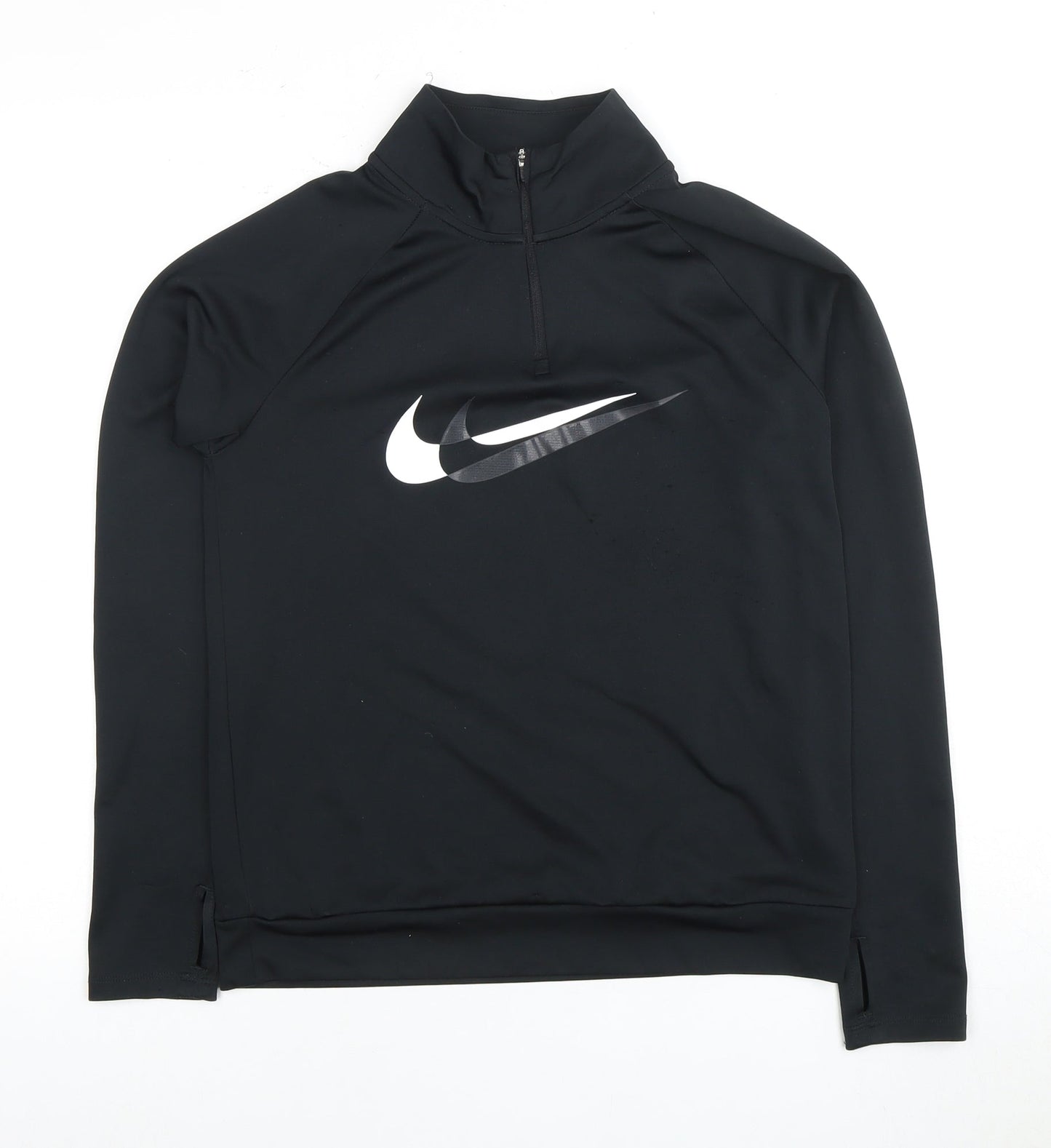 Nike Black XS Unisex Long Sleeve Running Top