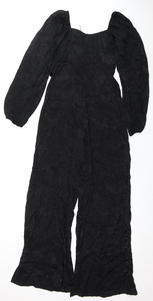 Nobody's Child Black Women's Jumpsuit Size 8 Long Sleeve