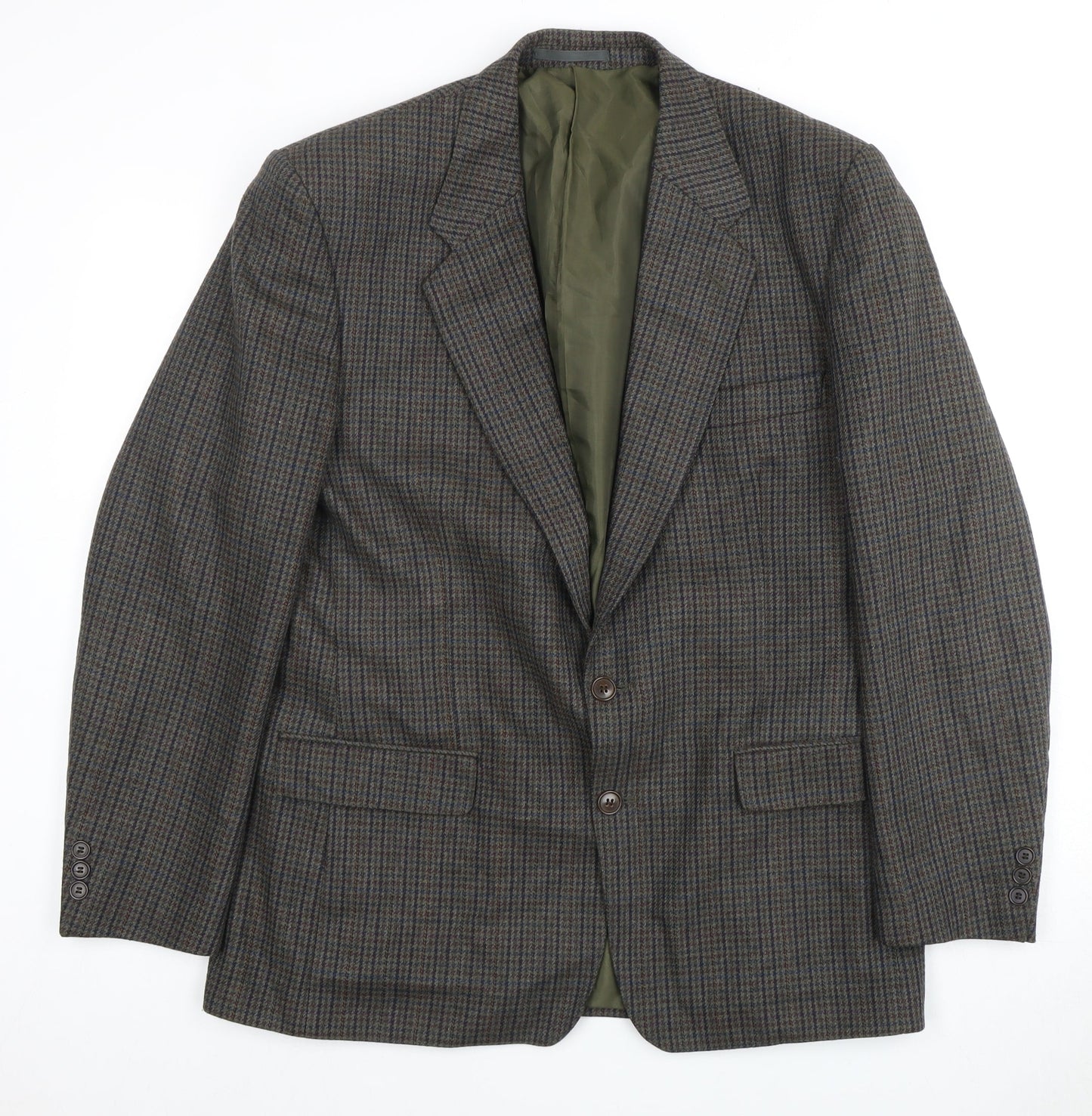 Four Seasons Men's Brown Check Blazer Size 42R