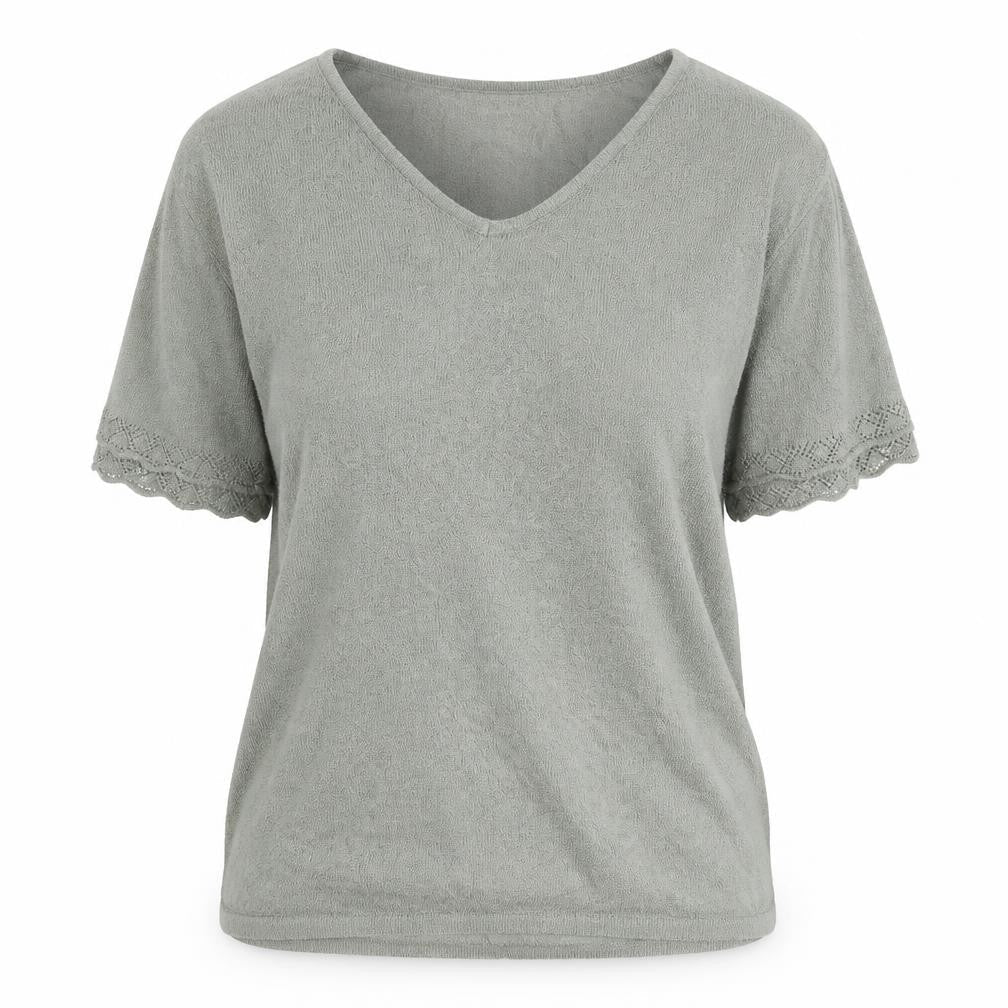 Womens UK Size 16 Damart Green Basic Blouse