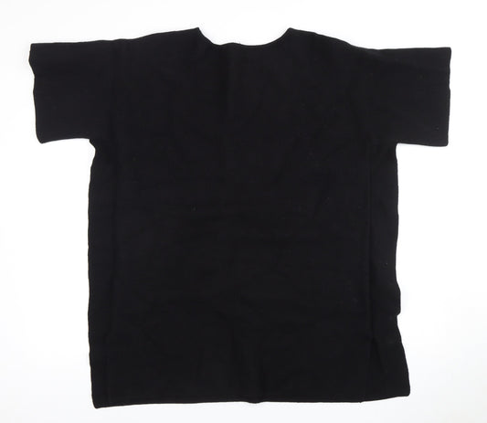 COS Women’s Black Wool Pullover Jumper, M