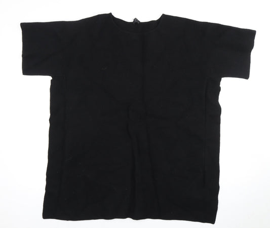 COS Women’s Black Wool Pullover Jumper, M