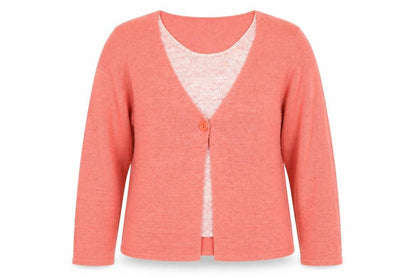 Womens UK Size 18 TIGI Pink Cardigan Jumper