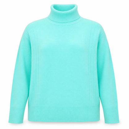 TOG 24 Women's Green Roll Neck Pullover Jumper Size 14