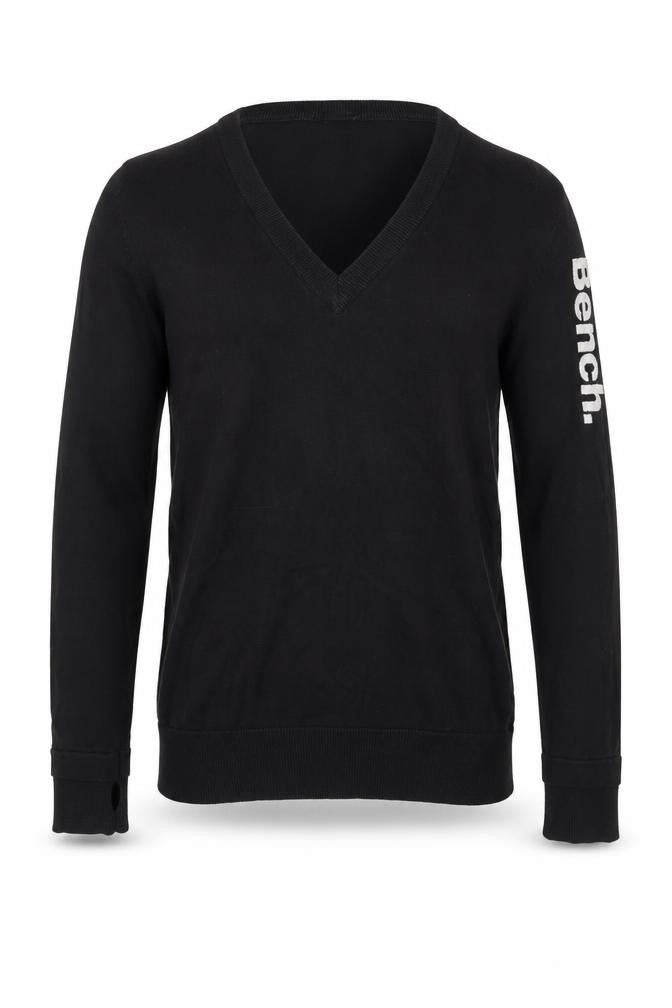 Mens UK Size M Bench Black Pullover Jumper