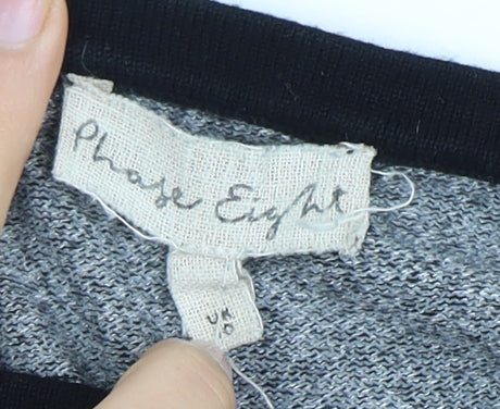 Womens UK Size 10 Phase Eight Black Basic Jersey