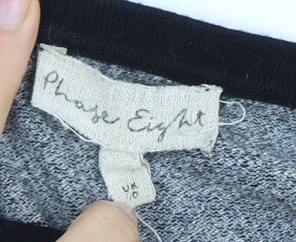 Womens UK Size 10 Phase Eight Black Basic Jersey