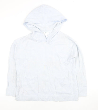 Lounge Women's Ivory XS Hooded Jumper with Pockets
