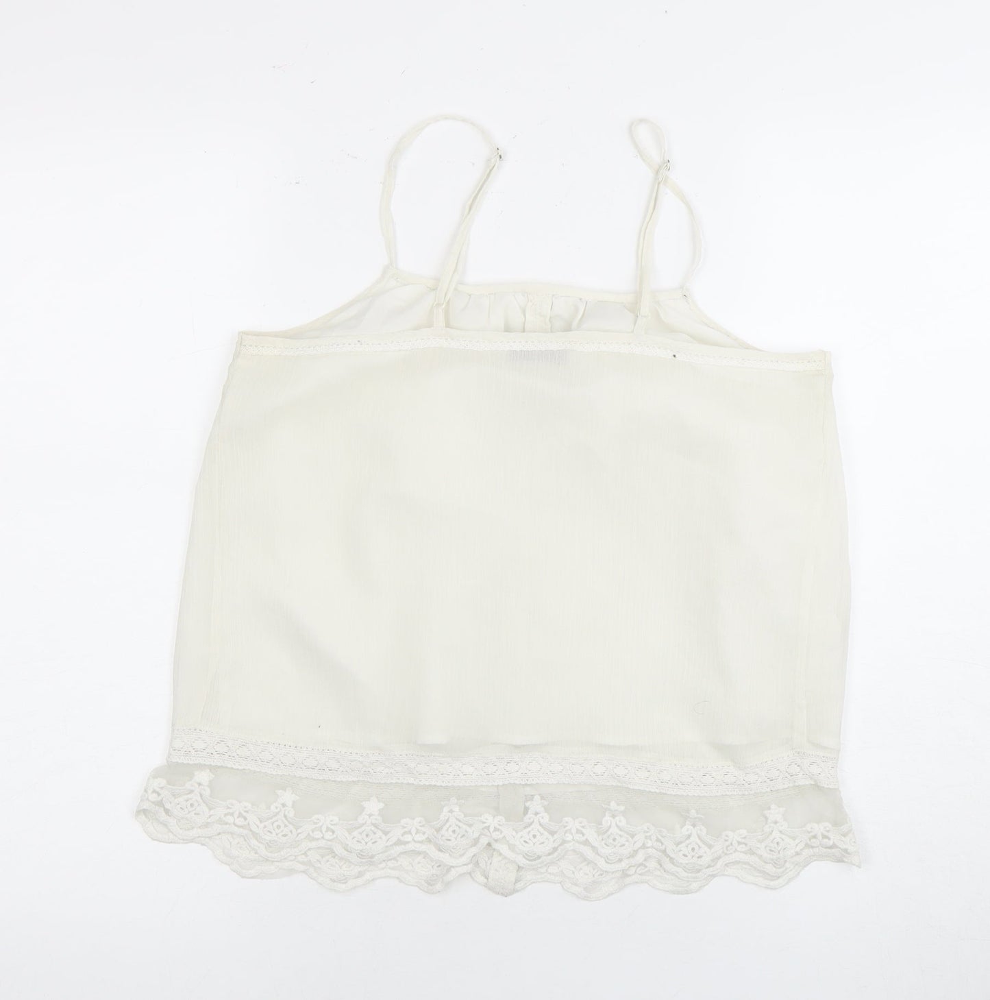 Womens UK Size M VERO MODA White Camisole Camisole