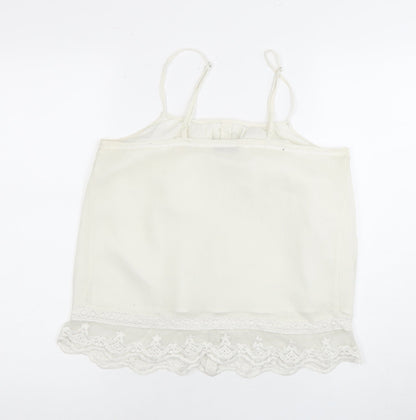 Womens UK Size M VERO MODA White Camisole Camisole