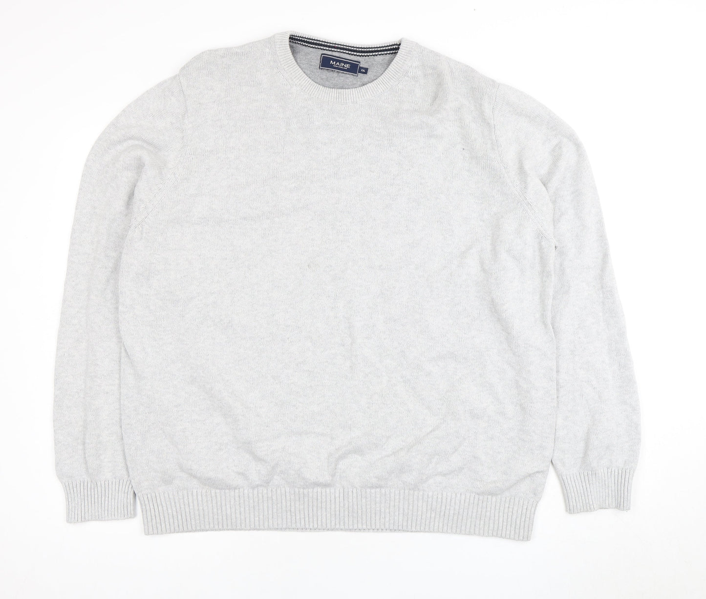 Maine New England Men's Grey XL Pullover Jumper
