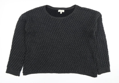 Womens UK Size M Monsoon Black Pullover Jumper