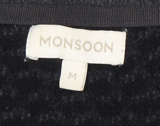 Womens UK Size M Monsoon Black Pullover Jumper