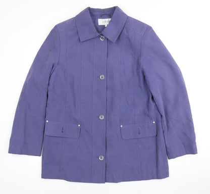 Womens UK Size 14 EWM Blue Basic Jacket