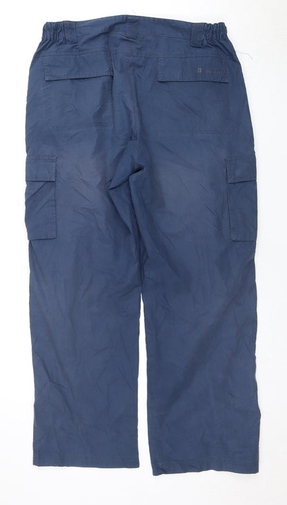 Mountain Warehouse Men's Blue Cargo Trousers Size 36