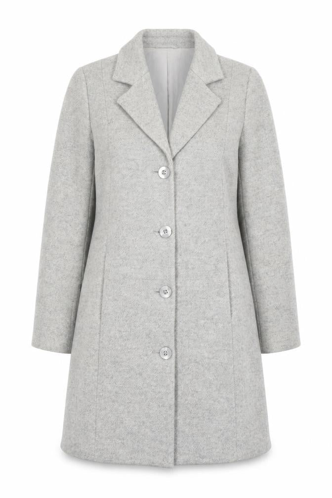 Womens UK Size 12 s.Oliver Grey Overcoat