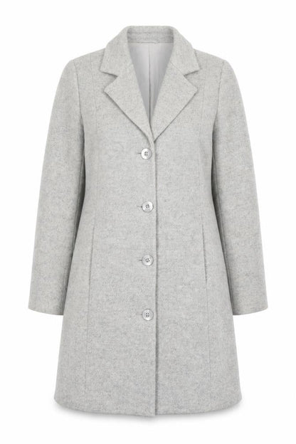 Womens UK Size 12 s.Oliver Grey Overcoat