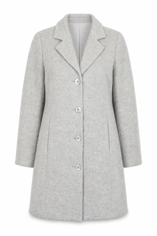 Womens UK Size 12 s.Oliver Grey Overcoat