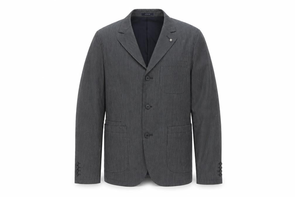 Mens UK Size 38 Peter Werth Regular Blue Suit Jacket