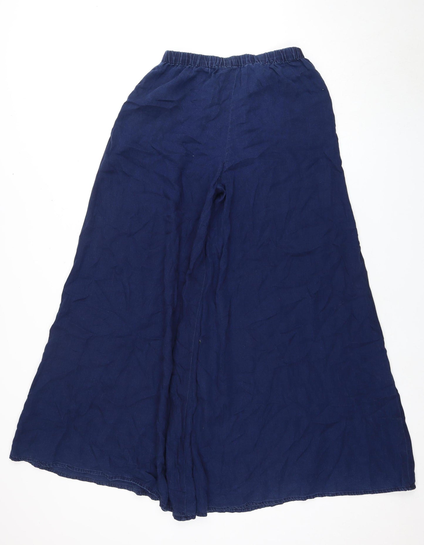 Womens UK Size XS MNG Relaxed Fit Casual Blue Trousers