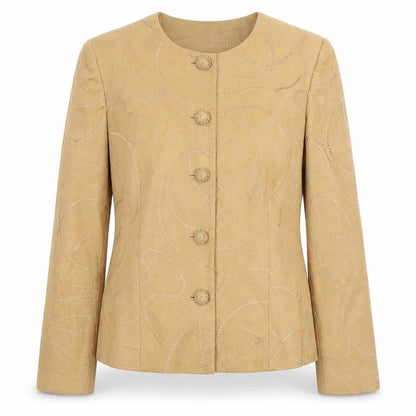 Womens UK Size 10 Viyella Regular Brown Blazer