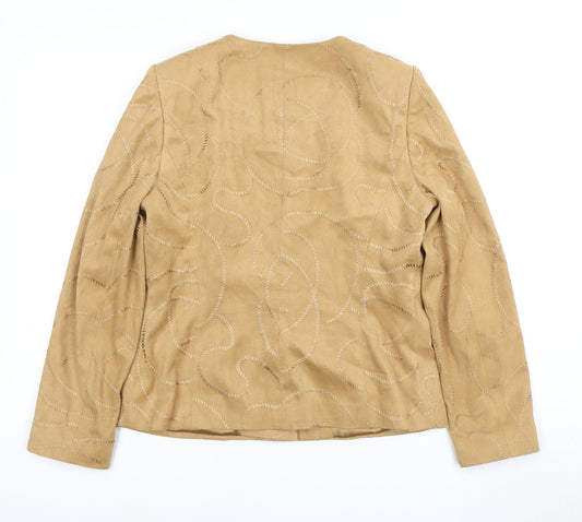 Viyella Women's Brown Blazer, Size 10, Regular Fit, Lined