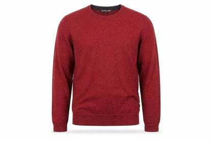 Front view of Michael Kors Men's Red Wool jumper S
