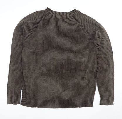 Maine New England Men's L Brown Pullover Jumper