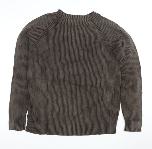 Maine New England Men's L Brown Pullover Jumper