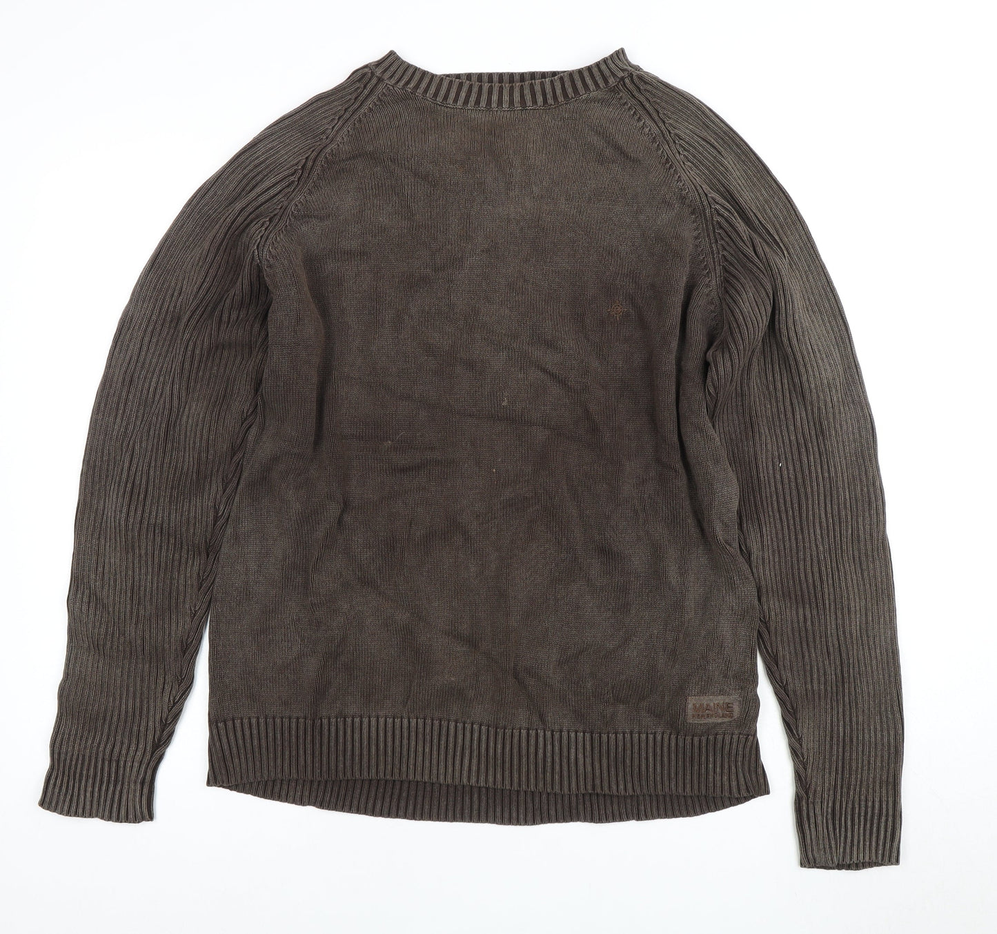 Maine New England Men's L Brown Pullover Jumper